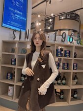 【冬装】双面羊绒，全毛马甲！，女装马夹，慕姿杨