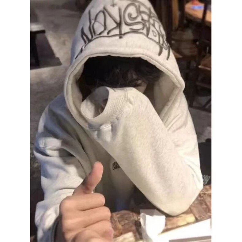 1506/QAT140/P42美式春秋连帽卫衣男女新款冬季高街情侣休闲外套,女装短外套,星座1506