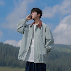 JK7863-P652025秋季新款翻领防水宽松夹克，男装夹克，星座109-1