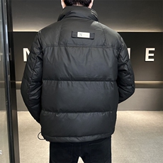 冬季新款立领皮羽绒服男短款外衣保暖羽绒外套Y9853-P175，男装羽绒服，电商A239