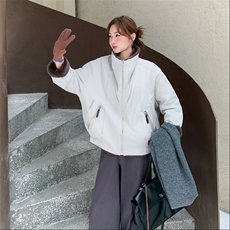 有货环保毛两面穿派克服2C090-8987-P215-K328，女装派克服，2C090