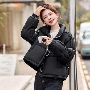 立领短款羽绒服女外套2025冬季新款小个子超好看加厚保暖外套女图片