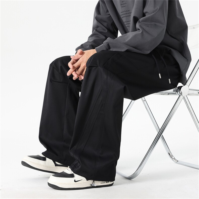C078/P45春新款休闲裤男宽松潮男百搭长裤子直筒裤工装男M-8XL,男装工装外套,星座1204