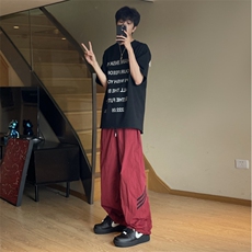 A450-XK666-P48控69.9巴黎神裤夏季百搭透气薄款速干裤男女同款，男装休闲裤，电商A450