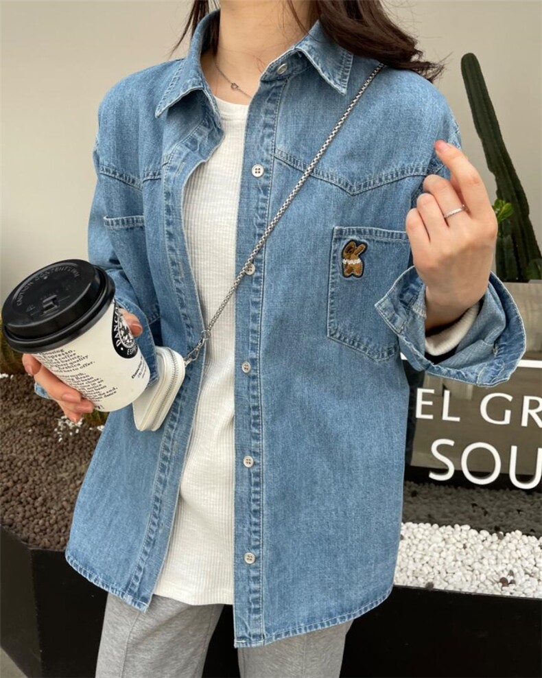 牛仔衬衫，女装衬衫，唯品