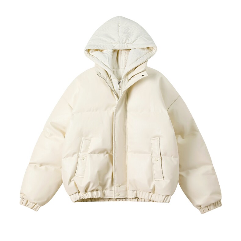 现货假两件pu皮衣棉服外套男冬季新款加厚美式高街棉衣M106-P120,男装皮衣,星座308B-2