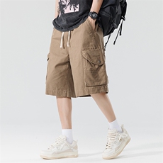 夏季新款重磅工装水洗五分短裤潮流休闲裤A436-5269-P5588，男装牛仔裤，电商A436