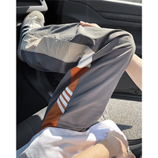 XZ612-K788-P55控79夏季伞兵裤运动休闲裤撞色拼接速干阔腿裤，男装休闲裤，星座612