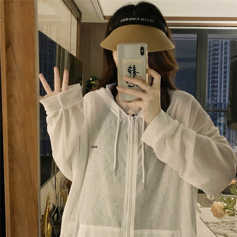 冰丝防晒衣女夏季新款薄空调衫宽松防紫外线防晒服E736-55,男装防晒衣,星座911-2(原星座613-2）