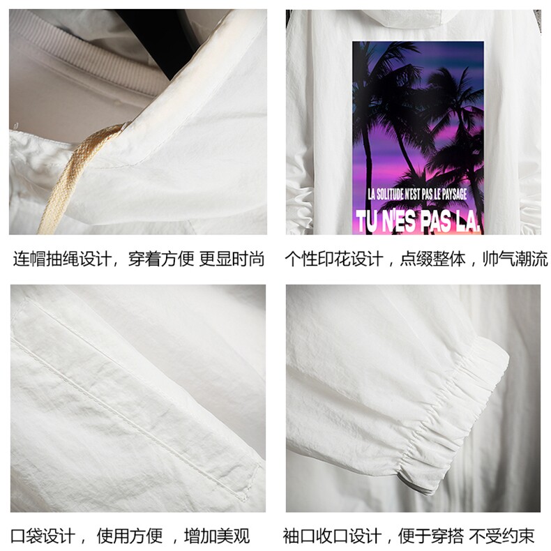 FS63195-P55薄款防晒衣男透气防紫外线钓鱼外套冰丝防晒服,男装夹克,电商A040A