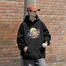 宽松大码港风百搭潮流青少年卫衣A338-1W02P55，男装卫衣，电商D325