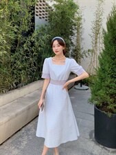 现货夏季新款露腰弹力连衣裙，女装连衣裙，西子阁