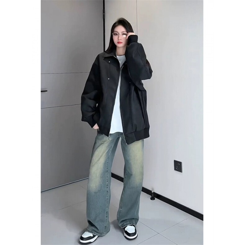 706-1-FF836-P75现货春季男士pu皮铆钉机车夹克外套翻领棒球服,男装夹克,星座706-1