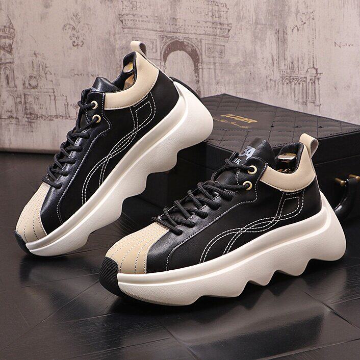 X4720-275男鞋时尚新款百搭厚底增高休闲鞋潮老爹鞋松糕底板鞋，男鞋靴子，星座1407-3