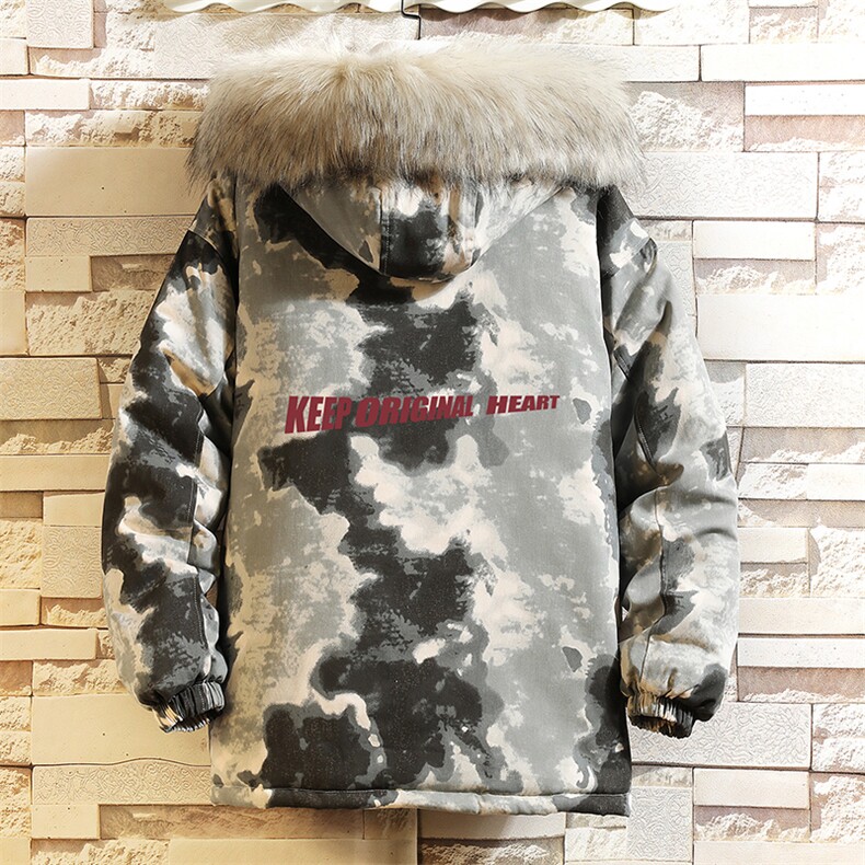 MC49071-P135日系潮棉衣男大码派克服男工装棉服外套棉袄砖墙,男装棉衣,电商A040A