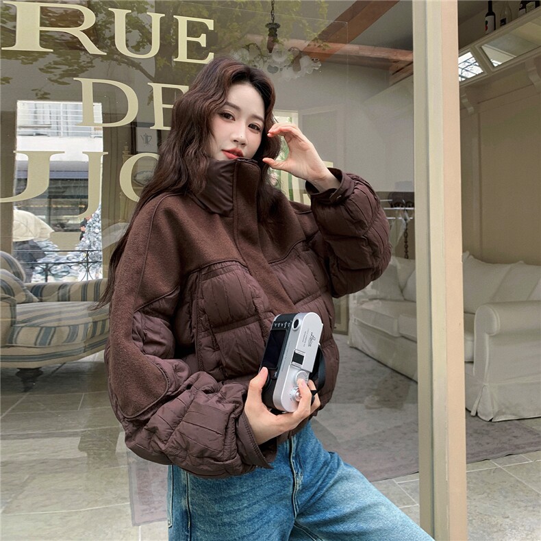 2025冬装新款简约时尚羽绒服205-H057-P295-K438，女装羽绒服，浙宝205