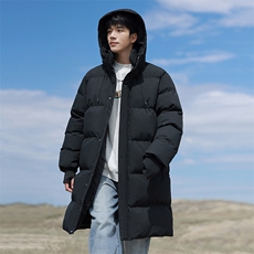冬季潮牌情侣中长款连帽加厚保暖大棉袄8804-P85，男装棉衣，星座209-1