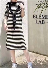 领带款连衣裙，女装连衣裙，魅力元素