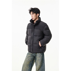 90%绒新标有报告立领撞色韩版宽松羽绒服外套Y988/P350现货，男装羽绒服，星座202