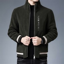 2023秋冬新款休闲外套男翻领商务中年爸爸装夹克ZL10248-P175图片