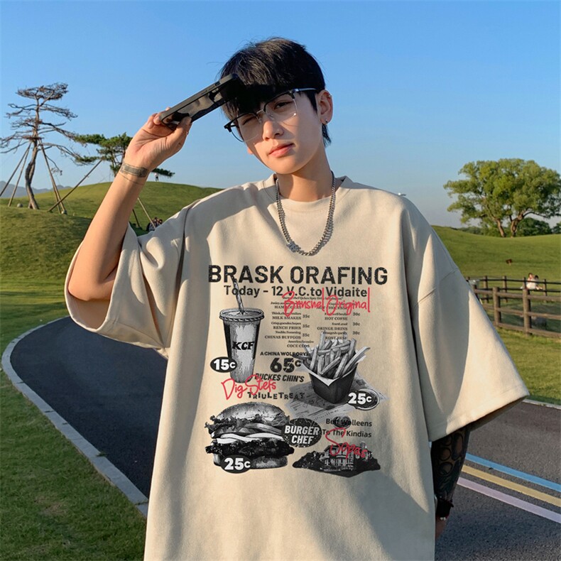 量大优供视频重磅麂皮绒短袖T恤男JPDX235-特P19,男装T恤,电商B367