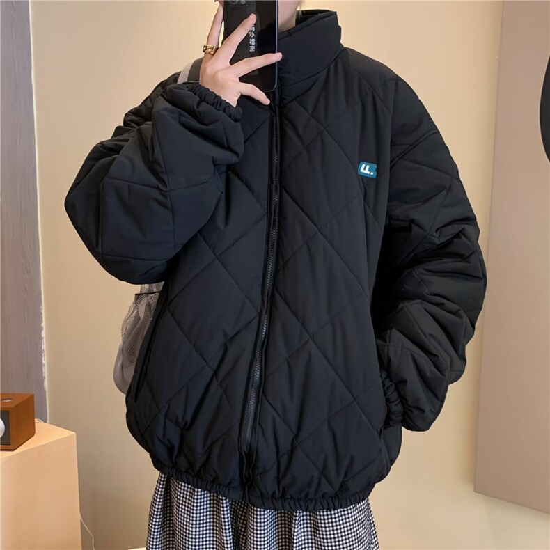 2025冬季新款美式复古保暖加厚简约棉衣棉服外套M8003,男装棉衣,星座1108