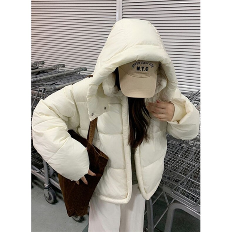冬季新款纯色宽松棉服外套时尚韩版加厚保暖棉衣M735,男装棉衣,星座1116A（原606A-3）