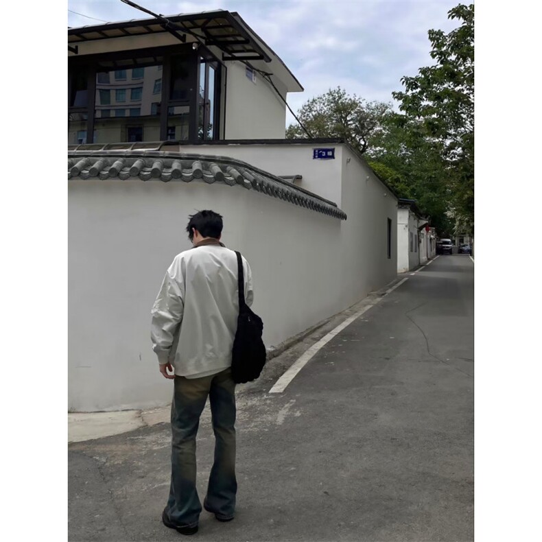 【有货】灰色棒球服外套男春秋款cleanfit飞行员夹克JKA678HH-P75,男装夹克,星座1007（原301D）