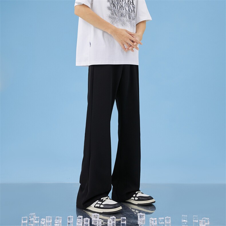 2025夏季薄款美式微喇西裤垂感高级感百搭潮流休闲裤CK28，男装西裤，电商D325