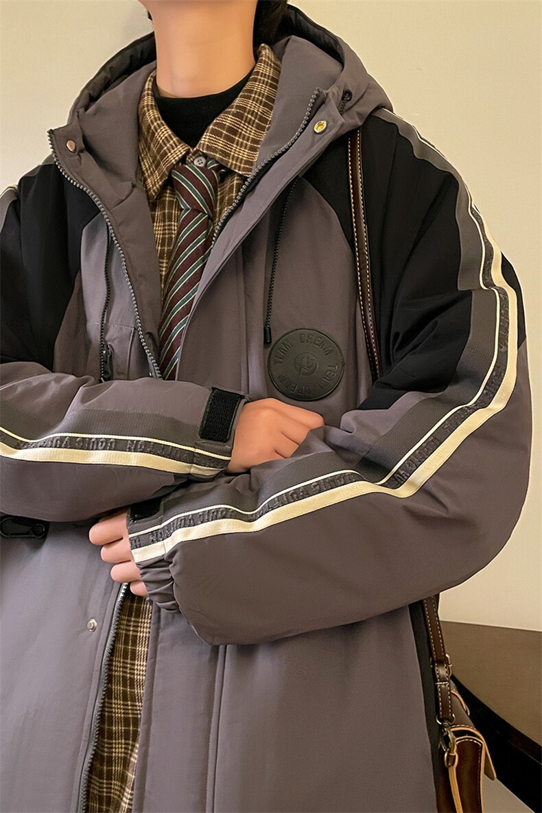 冬装港风羽绒冲锋衣轻薄型工装时尚羽绒服男女8168-P195控价268,男装羽绒服,电商A441-1