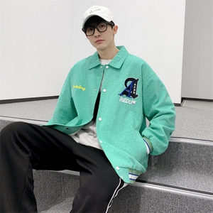 秋装新品刺绣夹克情侣款2023中性风男女百搭棒球服外套 8007-P85图片