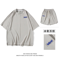 2023夏季新款休闲运动套装男夏季潮牌短袖t恤搭配TZ18-特批70，男装休闲套装，星座718