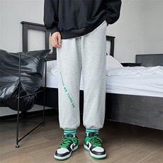 秋季新款百搭港风男卫裤K3201-P40控78，男装休闲裤，星座717