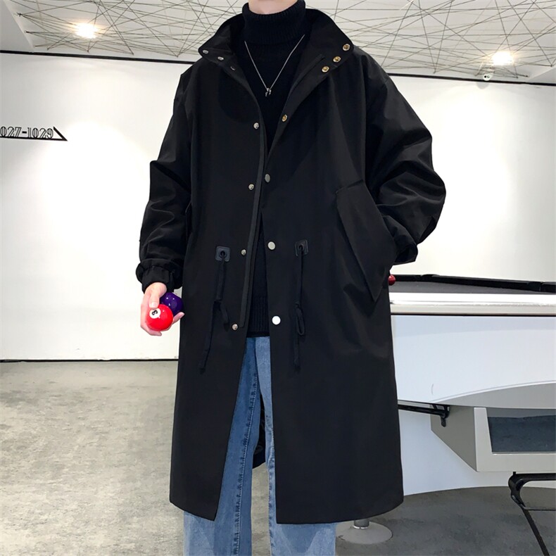 数据好长年大货风衣男中长款大衣男夹克男外套男F404款P105港风C,男装夹克,星座401