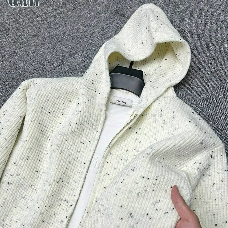 毛衣拉链连帽开衫外套男秋冬潮休闲毛衣外搭针织衫加厚慵懒风网图,男装针织衫/毛衣,星座302B