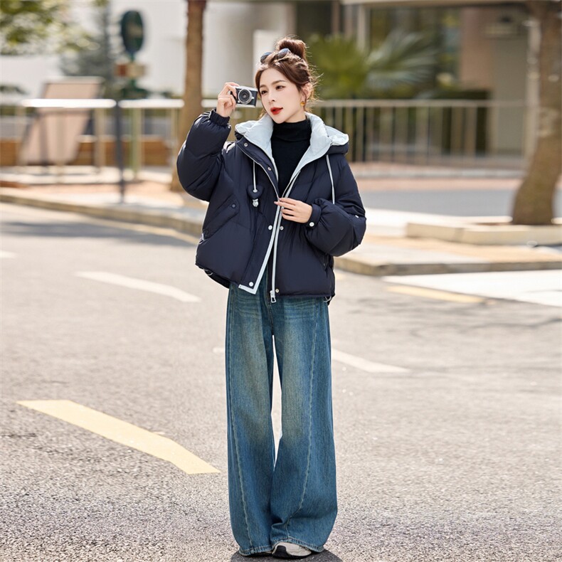 【现货！！！！！！！！】白鸭绒羽绒服女式外套,女装羽绒服,素月