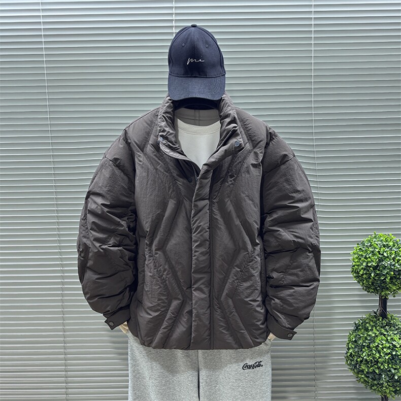 2025新标90白鸭绒立领面包服男加厚羽绒服358-P320,男装羽绒服,钱塘708(原3018)