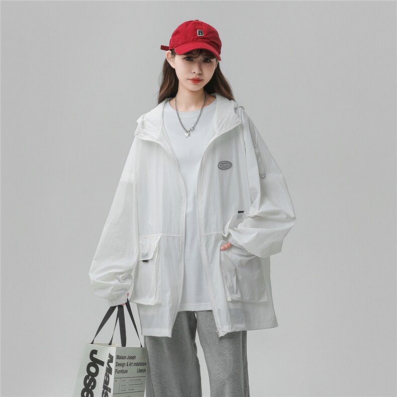 中性无影墙风工装大口袋防晒衣女户外潮牌防晒服男FS77009P50控78,男装夹克,星座226-1