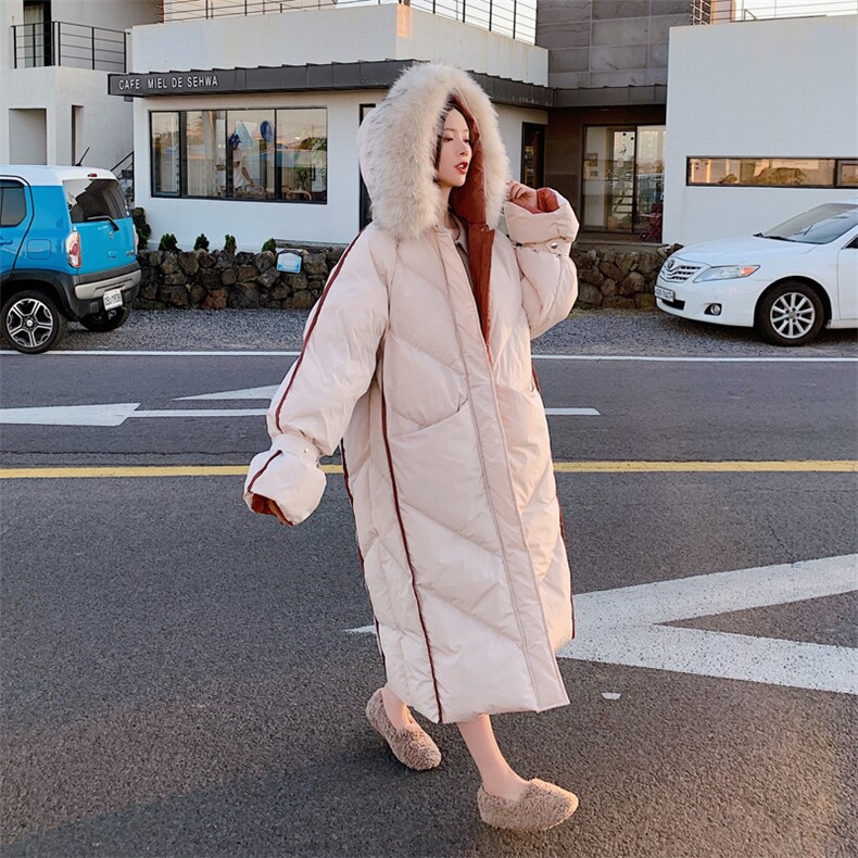 大货已出V型线条镶边大棉衣225-A86（）,女装棉衣/棉服,浙宝225