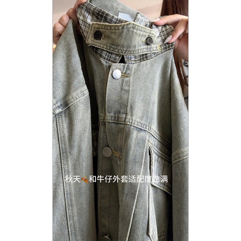 26春款复古做旧宽松工装夹克翻领经典潮搭外套HY857P70,男装夹克,电商A102B