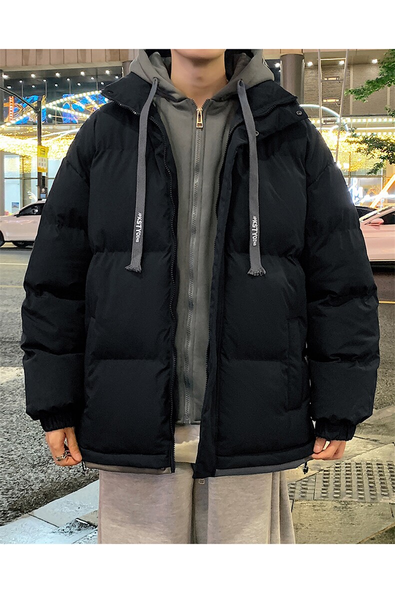 港风夜景2026冬季宽松假两件情侣装棉服棉衣加厚外套M062-P70,男装棉衣,星座717