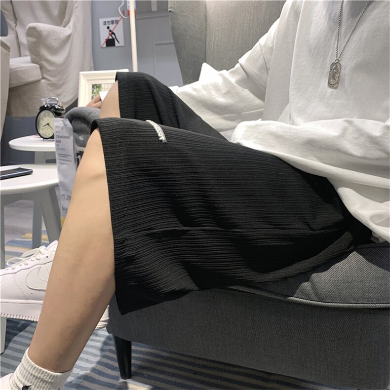 现货港风休闲短裤男宽松五分裤潮流垂感运动百搭中裤K3177-P25,男装休闲裤,星座512-2
