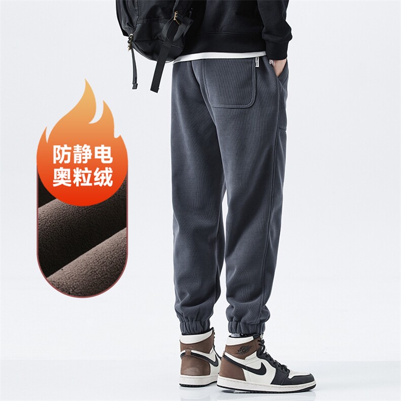 A178-1DY527AP85奥粒绒秋冬季美式休闲卫裤,男装休闲裤,电商A178-1