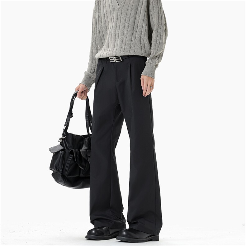 模特-时尚百搭简约休闲通勤西裤长裤男9122-P40，男装西裤，电商B380（原B361）