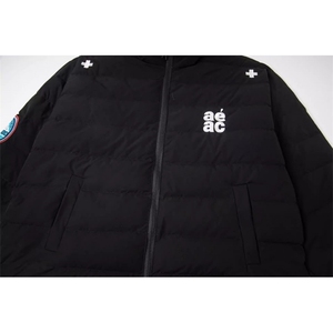 2025新款美式字母刺绣排骨情侣宽松显瘦保暖棉服冬图片