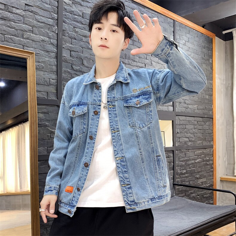 2021秋季新佳乐日系大码男嘻哈休闲牛仔外套工装夹克J120-P75,男装夹克,电商A001