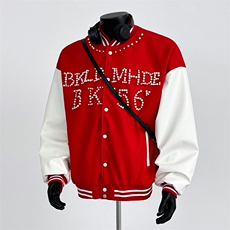 现货春秋美式复古夹克男棒球服外套潮牌JK0656-P73，男装夹克，星座308B-2