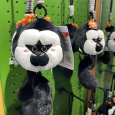 轻枫毛绒玩具厂 白面猴挂件（尾巴可抽拉）