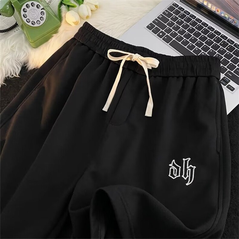 灰色卫裤短裤男港风日系男生夏季青少年五分短裤1001-1-DK09-P26,男装休闲裤,星座1001-1