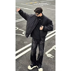 冬季棉服男生加厚保暖运动休闲潮牌帅气外套，男装棉衣，四季星座505